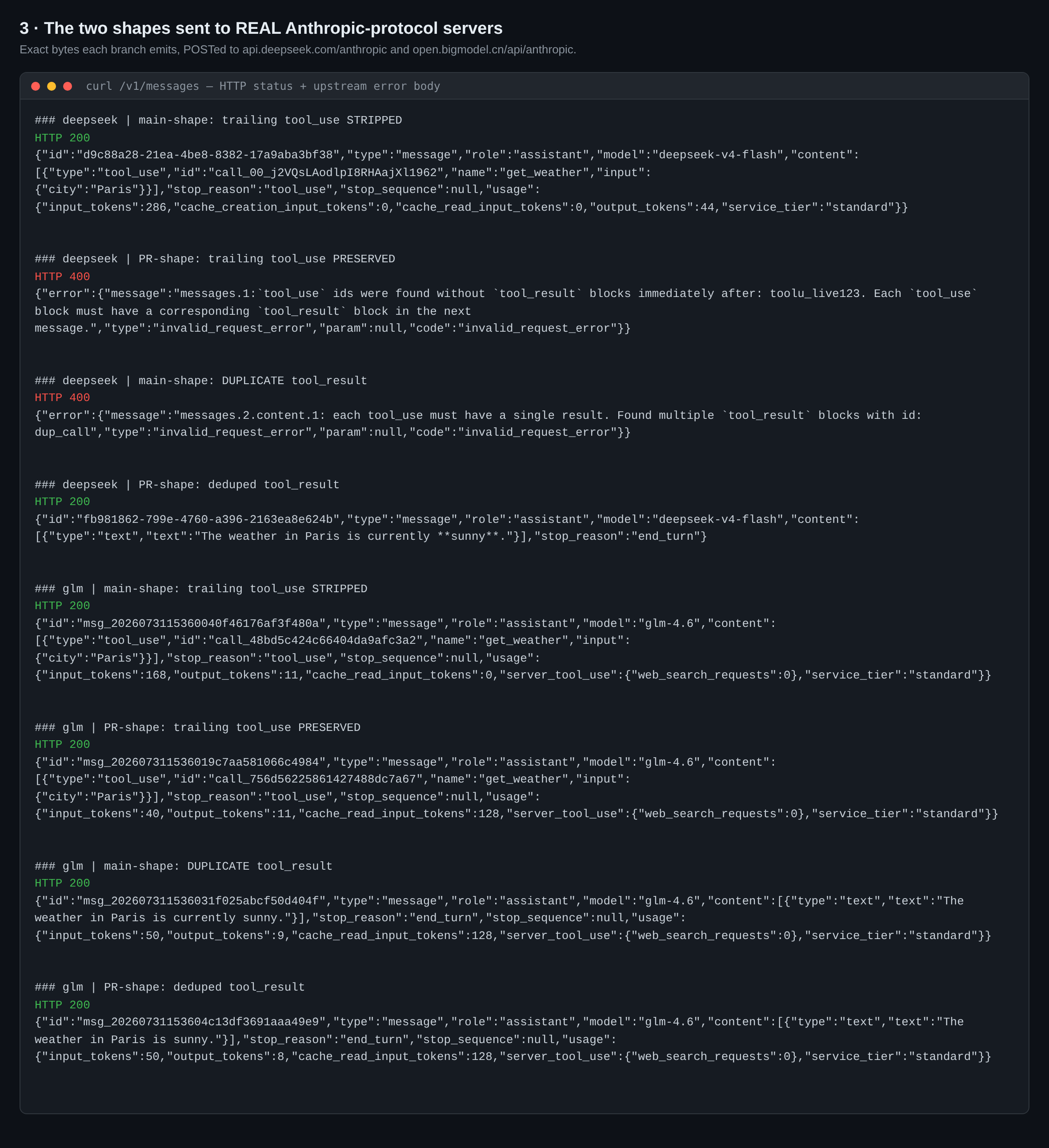 live API