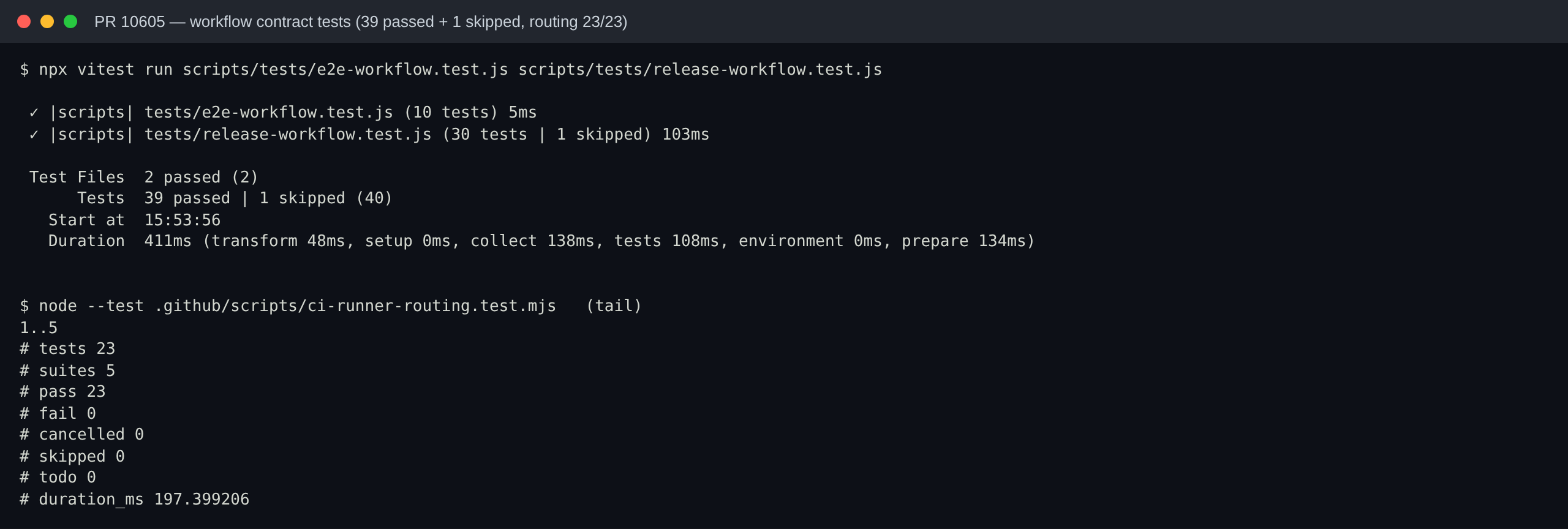 contract tests