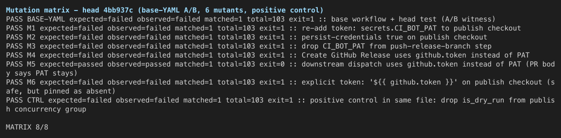 Mutation matrix at head 4bb937c