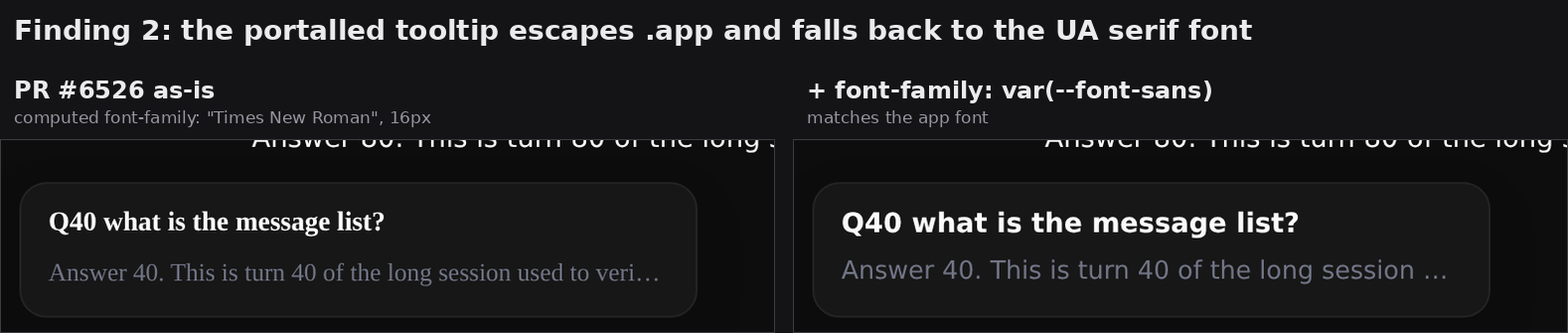tooltip font