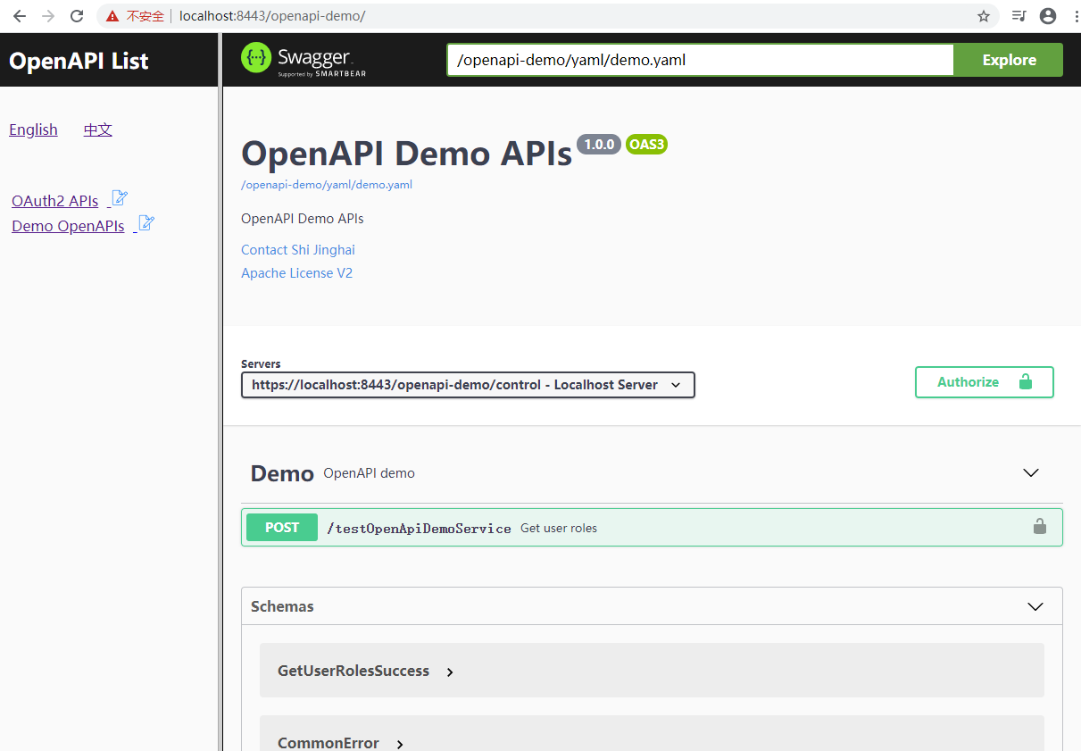 openapi demo