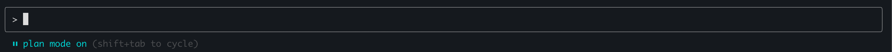 Plan Mode