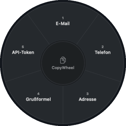 CopyWheel screenshot 1