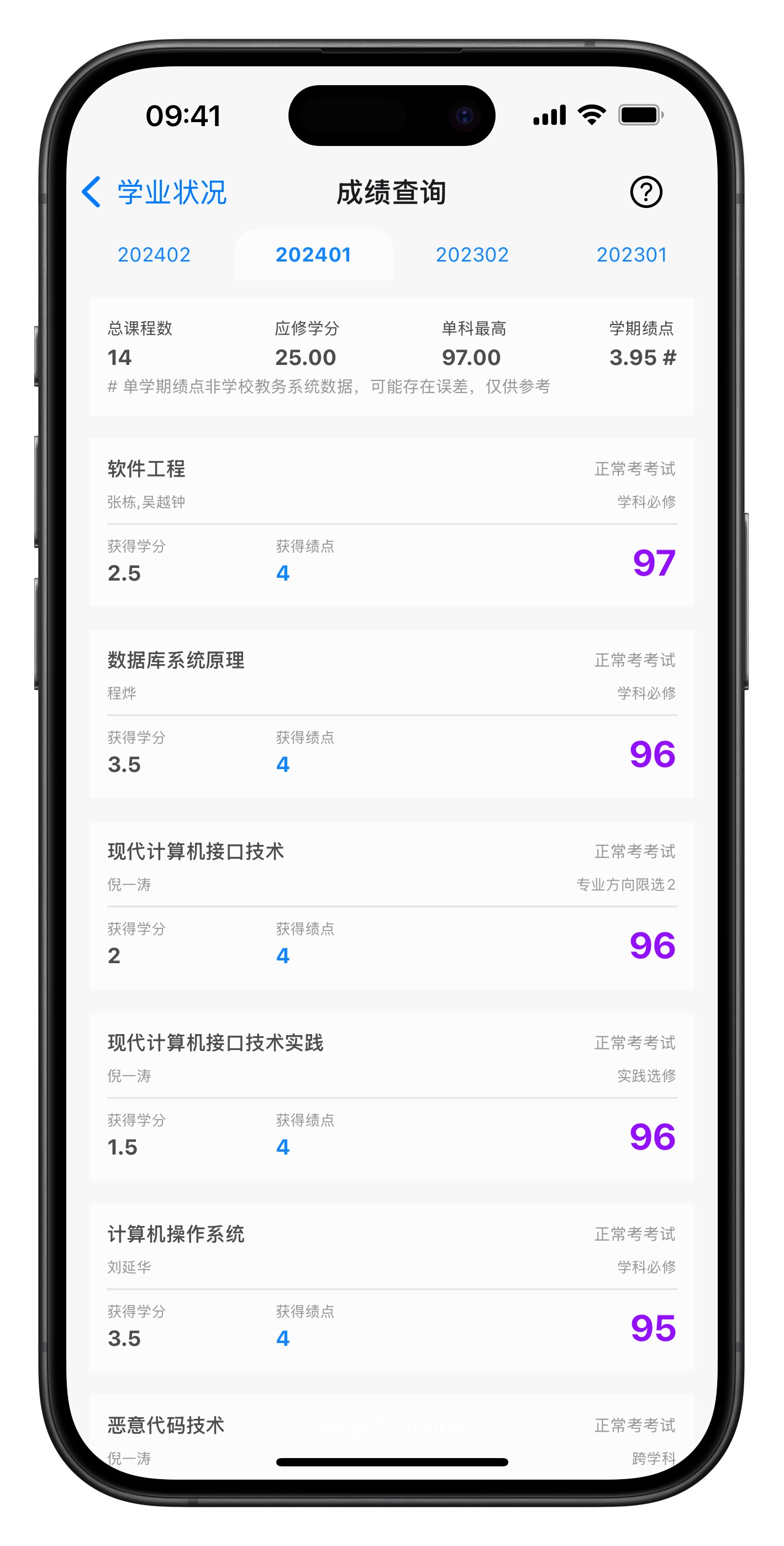 成绩