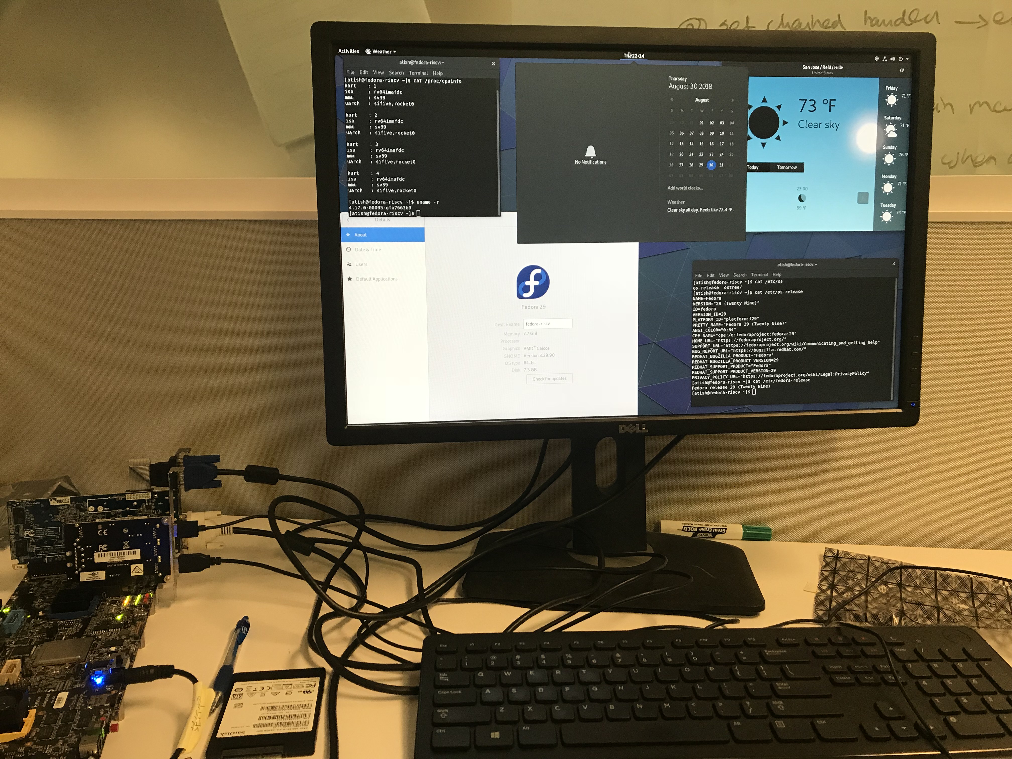 Fedora Setup screenshot