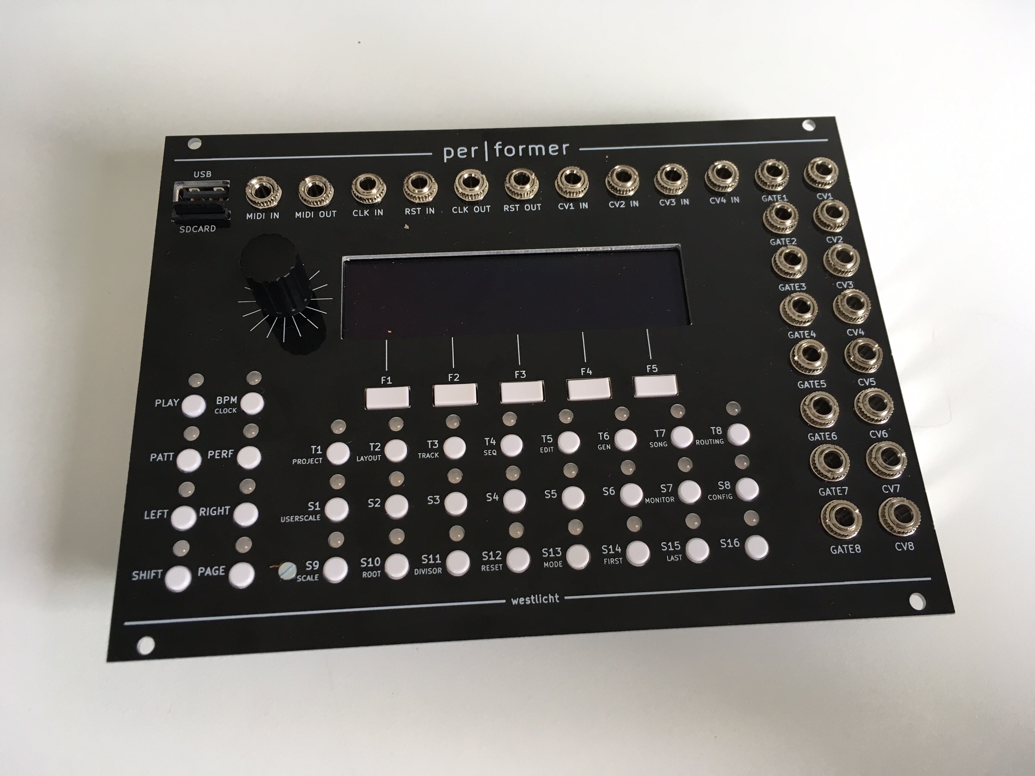 PER|FORMER eurorack sequencer, from the project README