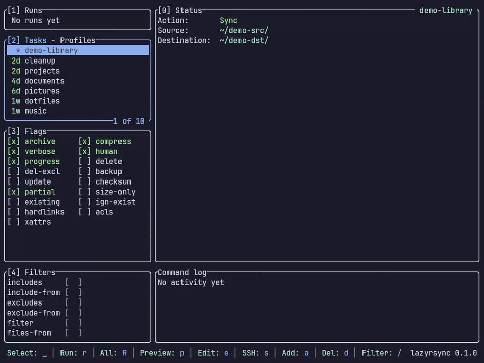 Live run & cancel