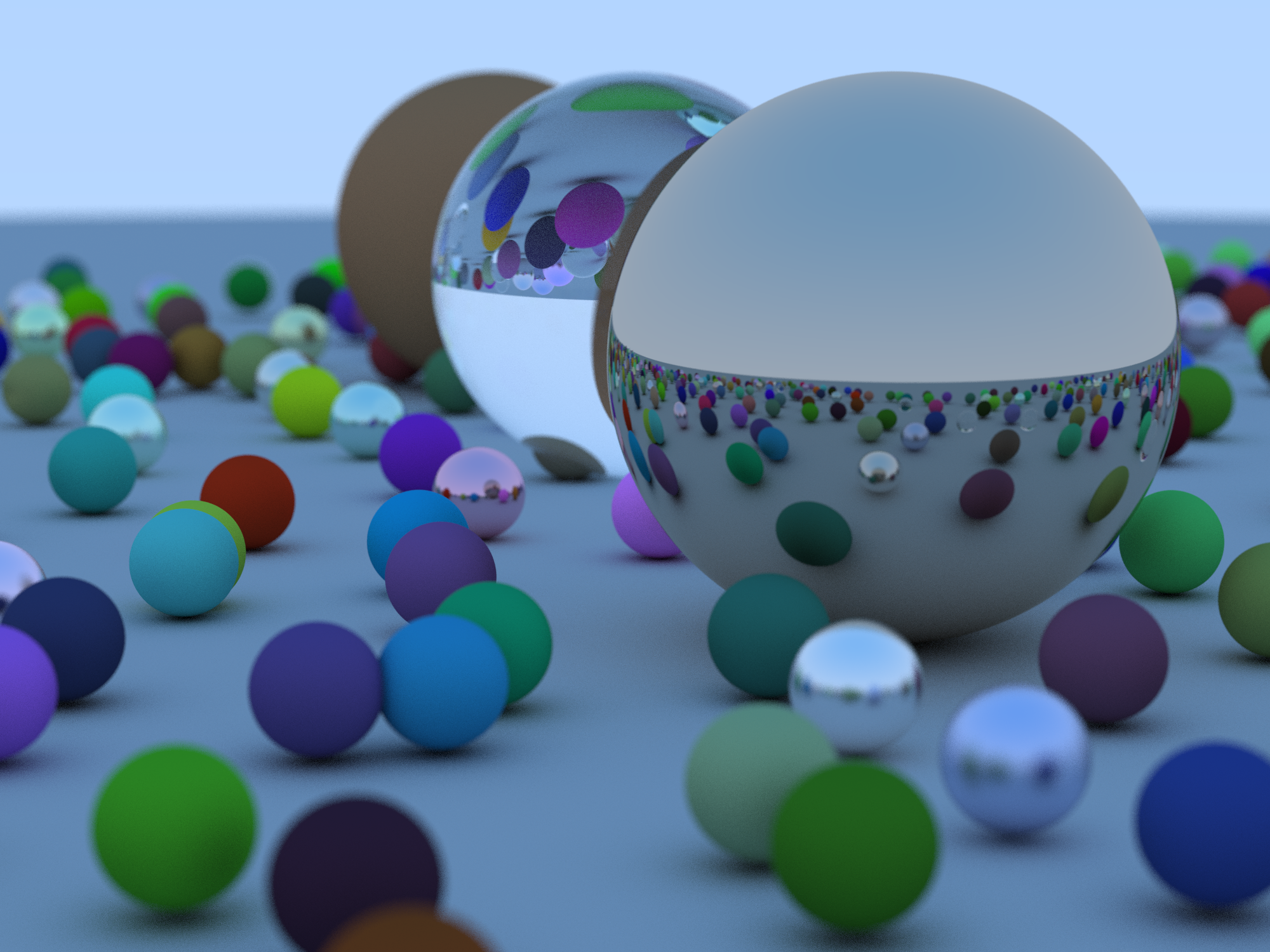 Random Sphere Scene