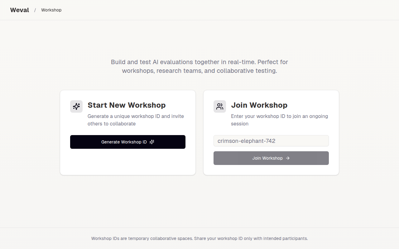 workshop