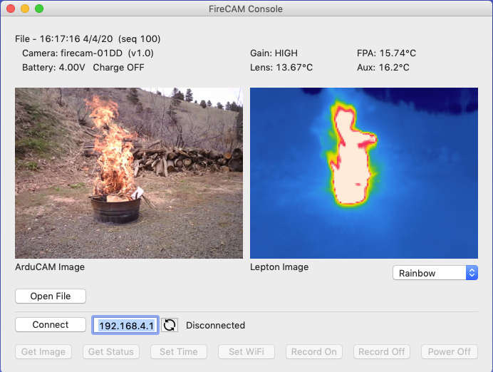 FireCAM Application