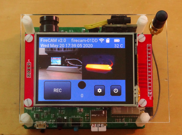 FireCAM Touchscreen Interface