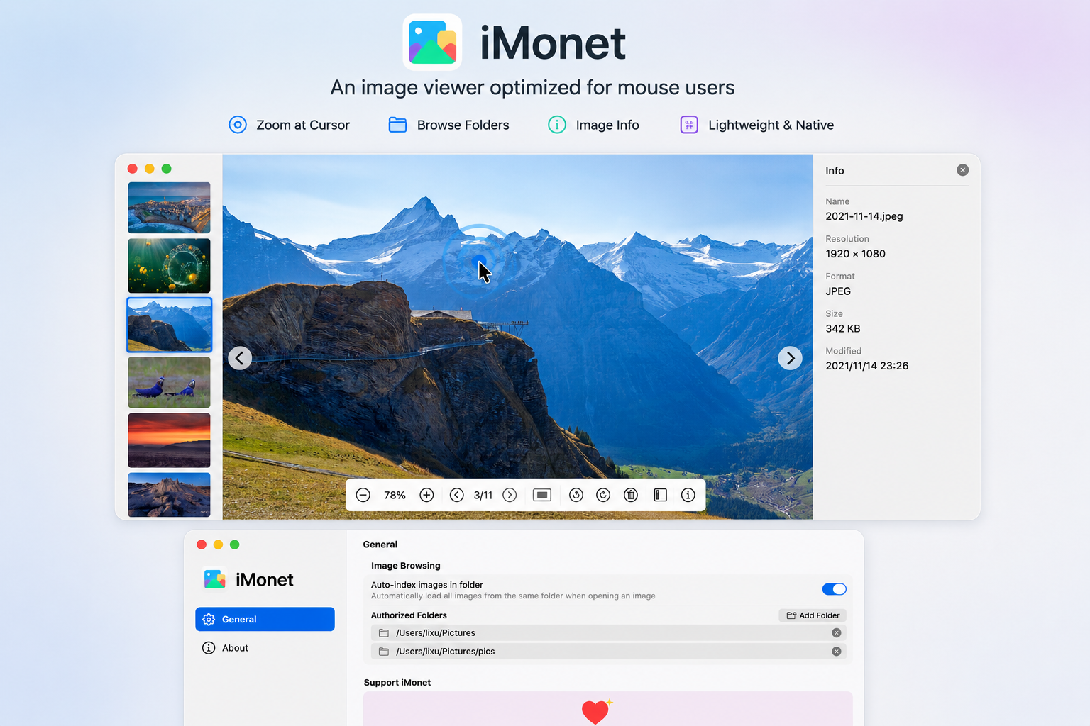 iMonet screenshot 1