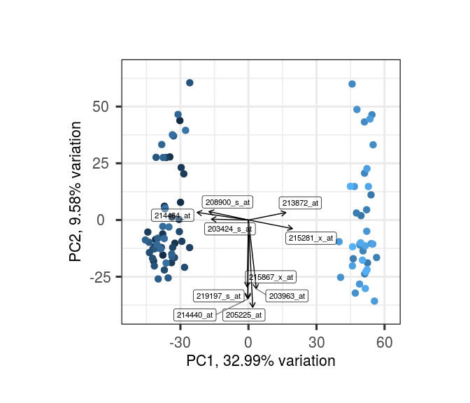 Figure 3: A bi-plot