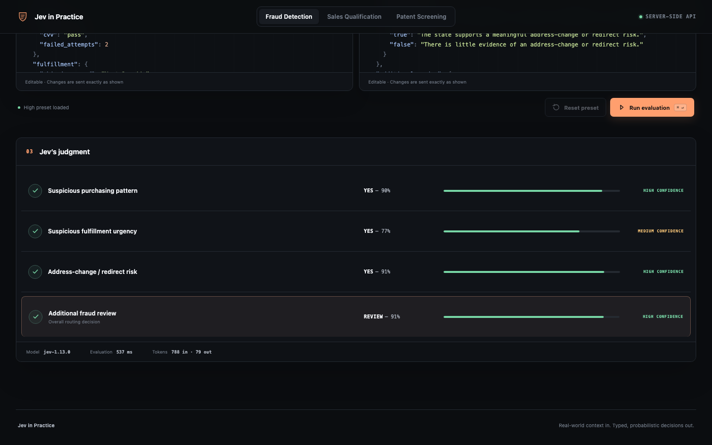 Codercise/jev-in-practice screenshot