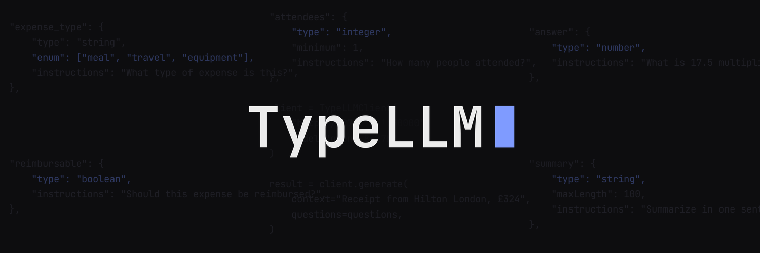 TypeLLM/TypeLLM screenshot