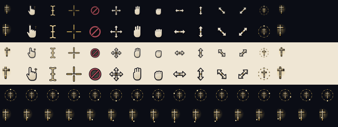 Rosary cursors