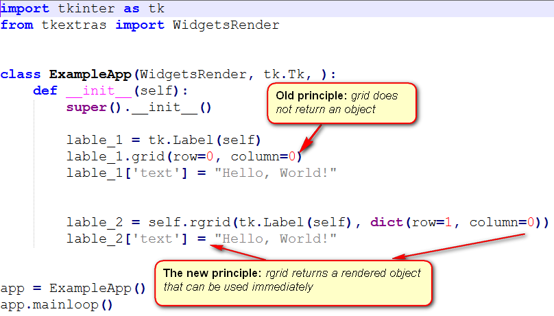 The new principle work example