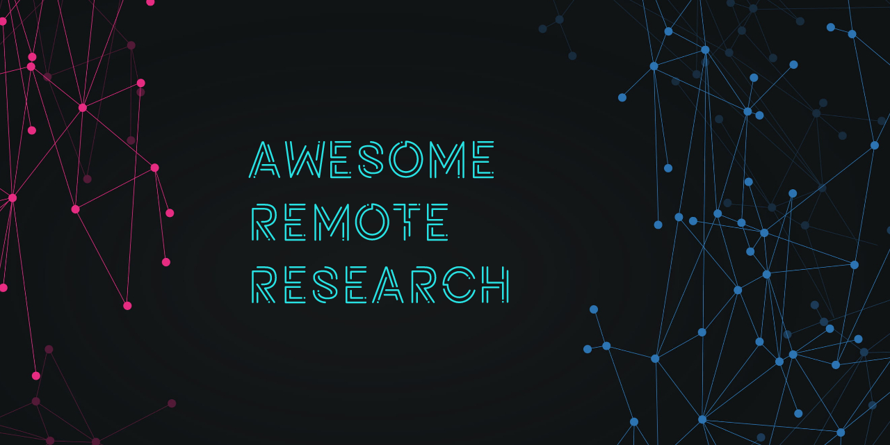 Awesome Remote Research header image
