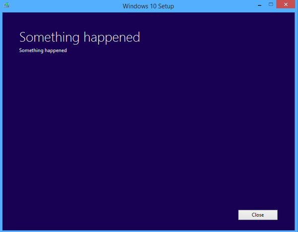 Windows 10 Error Message