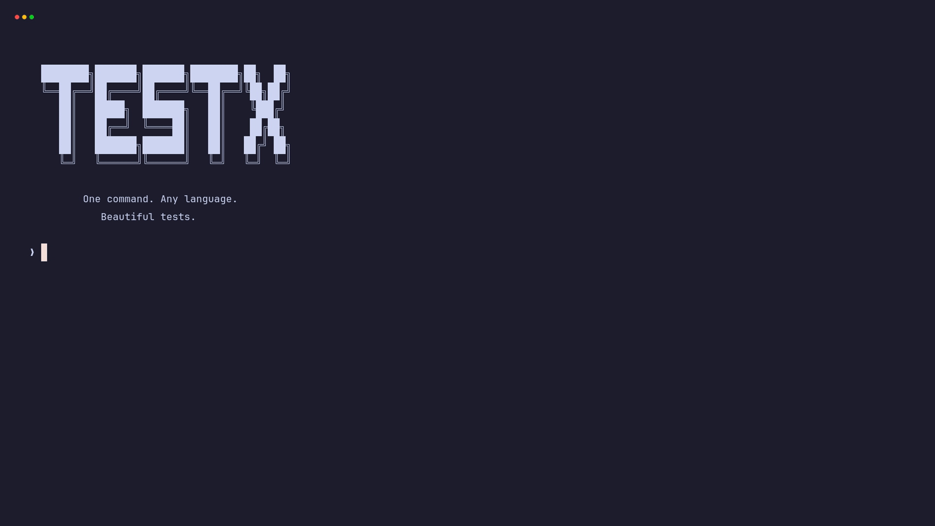 testx demo