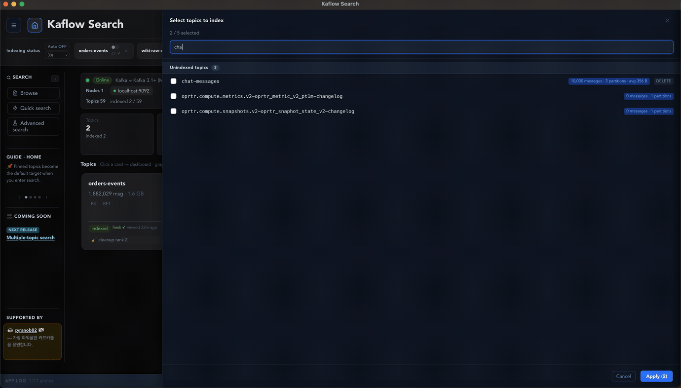 Kaflow Search demo