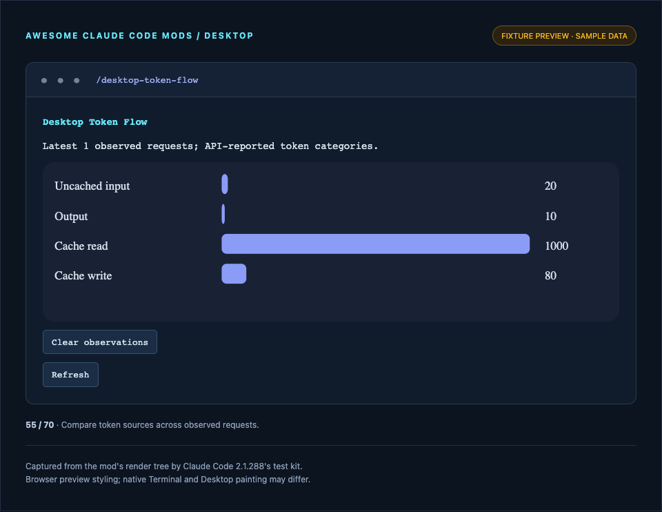 Desktop Token Flow preview