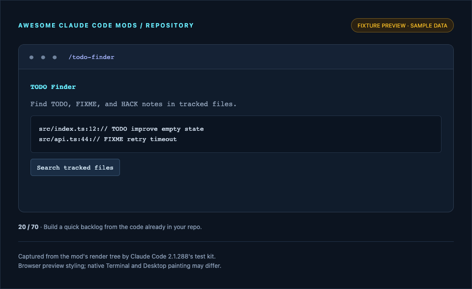 TODO Finder preview