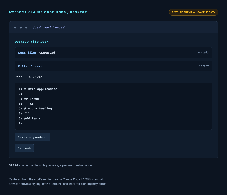 Desktop File Desk preview