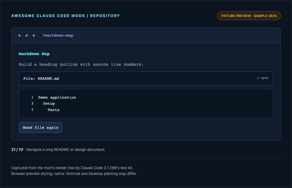 Markdown Map preview