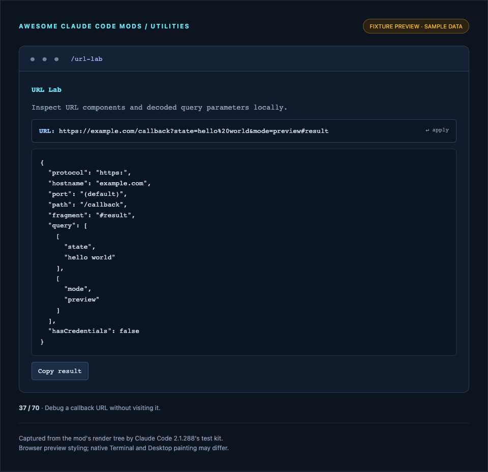 URL Lab preview