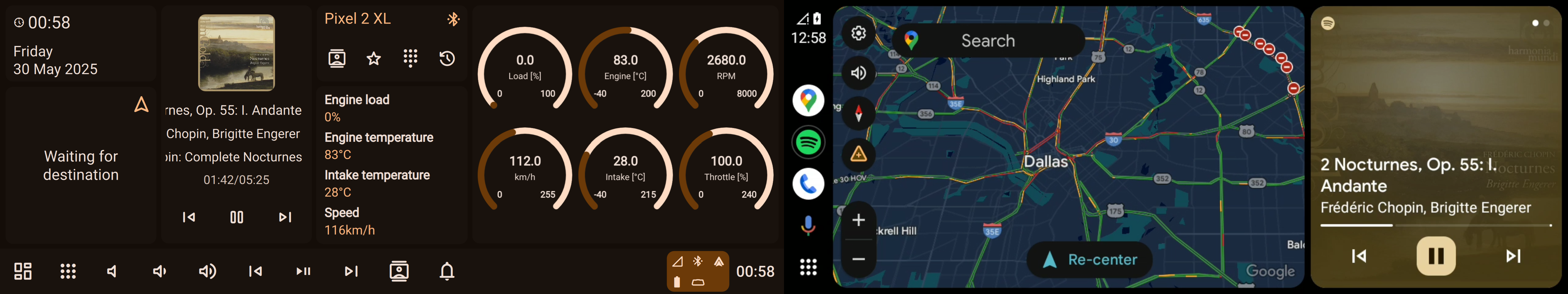 Main screen