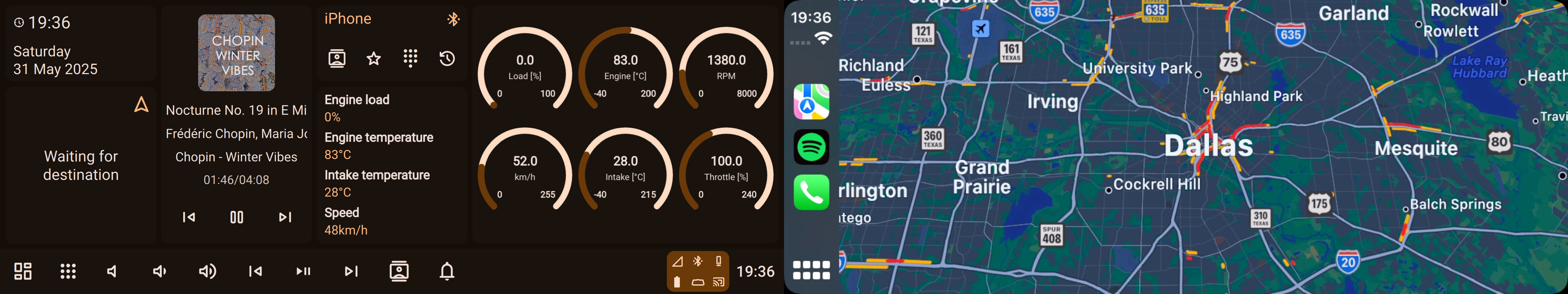 Main screen