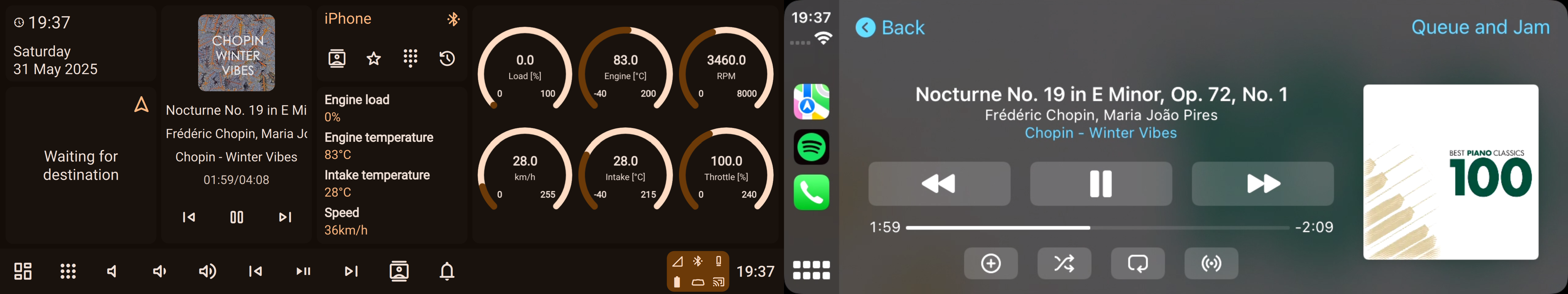 Main screen
