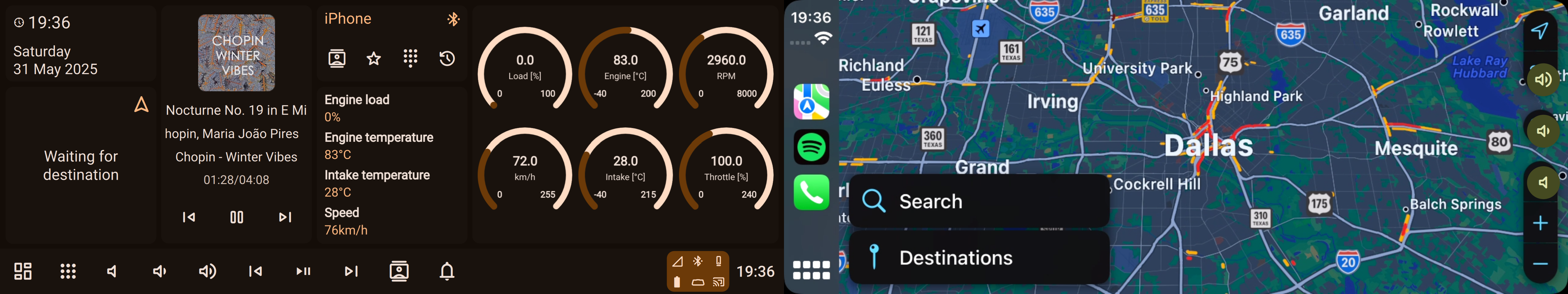 Main screen