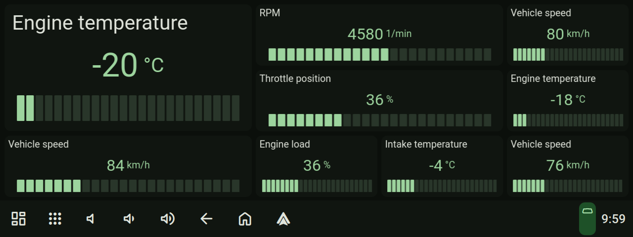 Main screen