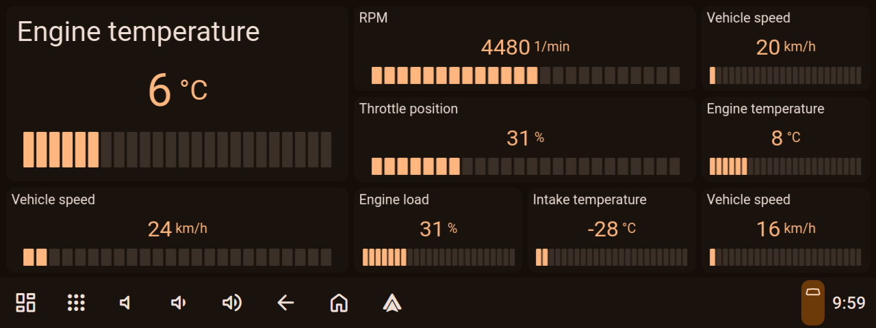 Main screen