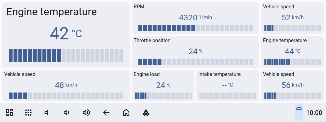 Main screen