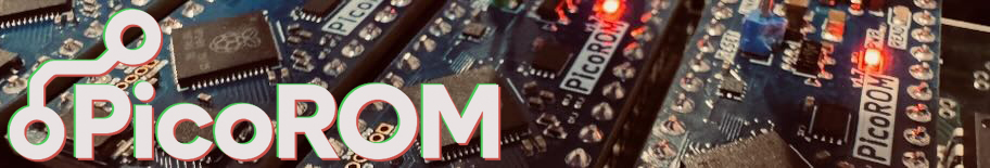 PicoROM - ROM Emulator, from the project README