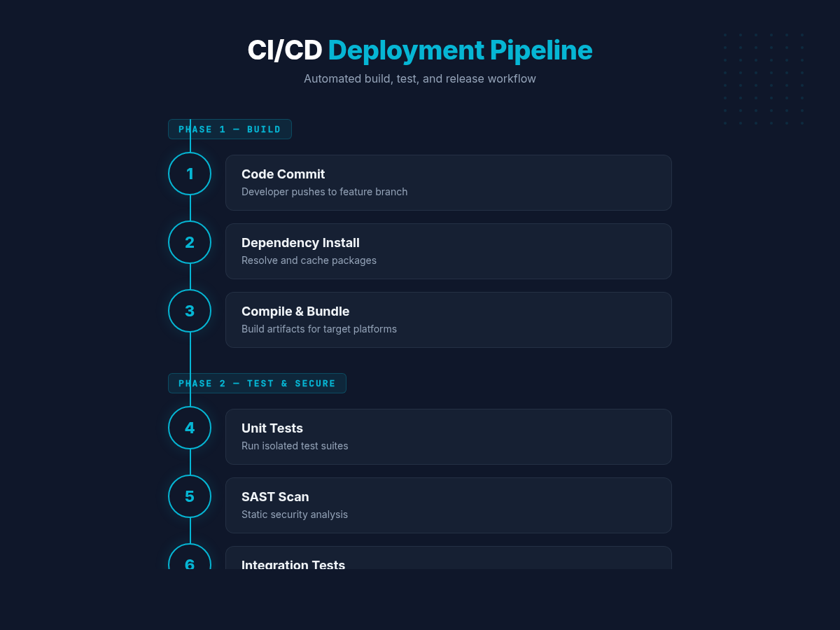 Process infographic
