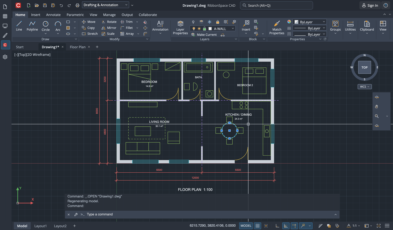 CAD workspace