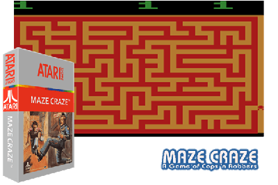 MAZE CRAZE : A GAME OF COPS 'N ROBBERS, MAZE MANIA, A GAME OF COPS 'N