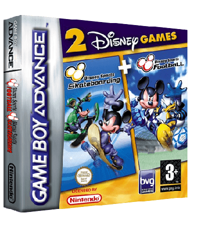 2 Disney Games - Disney Sports - Football + Disney Sports - Skateboarding