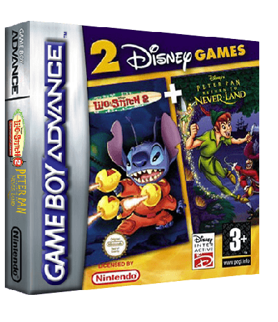 2 Disney Games - Lilo & Stitch 2 + Peter Pan - Return to Neverland