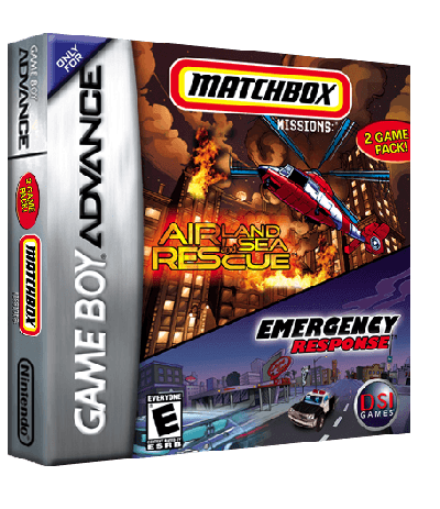 2 Game Pack! - Matchbox Missions - Emergency Response + Air, Land and Sea Rescue