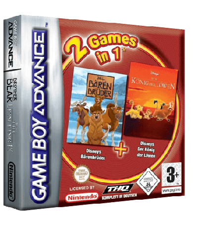 2 Games in 1 - Brother Bear + The Lion King