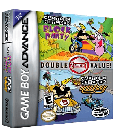 2 Games in 1 - Cartoon Network Block Party + Cartoon Network Speedway
