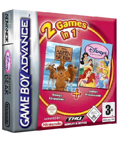 2 Games in 1 - Disney Princess + Brother Bear