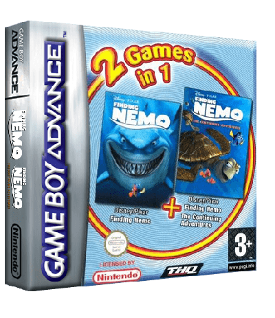 2 Games in 1 - Finding Nemo + Finding Nemo - The Continuing Adventures