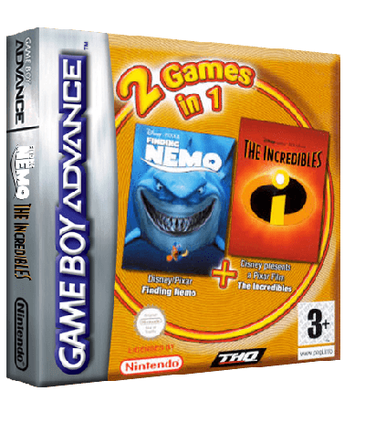2 Games in 1 - Finding Nemo + The Incredibles