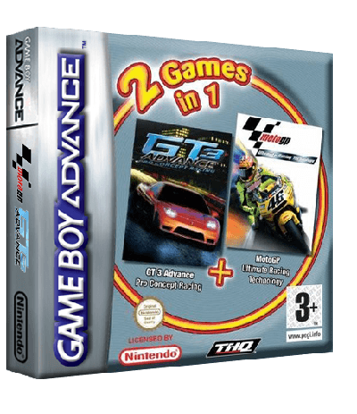 2 Games in 1 - Moto GP + GT Advance 3 - Pro Concept Racing